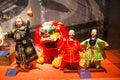 Asia Chinese, Beijing, Chinese Art Museum, indoor exhibition hallÃ¯Â¼Å puppetÃ¯Â¼ÅTraditional Chinese opera charactersÃ¯Â¼Å
